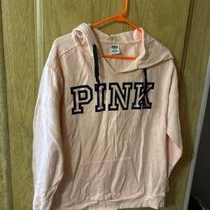 Victoria's Secret PINK Everyday Lounge Campus Pullover Hoodie Rosy Nectarine